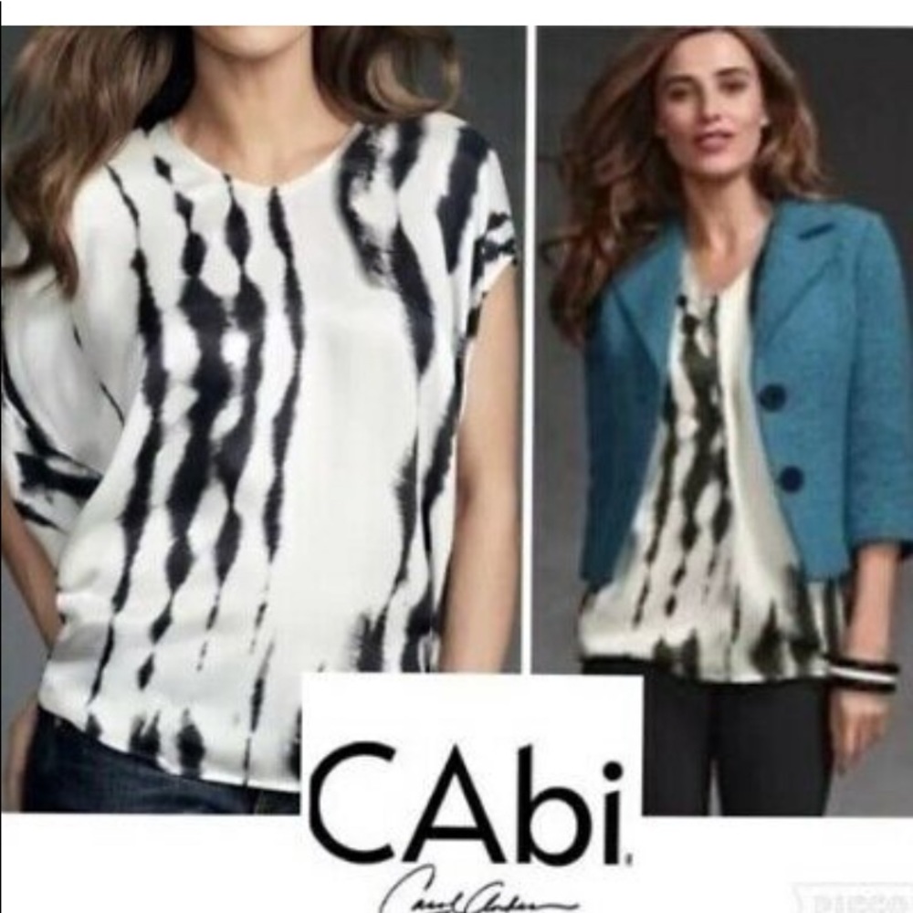 🔥FREE W $20 CAbi 100% Silk Oversized Cocoon Top!